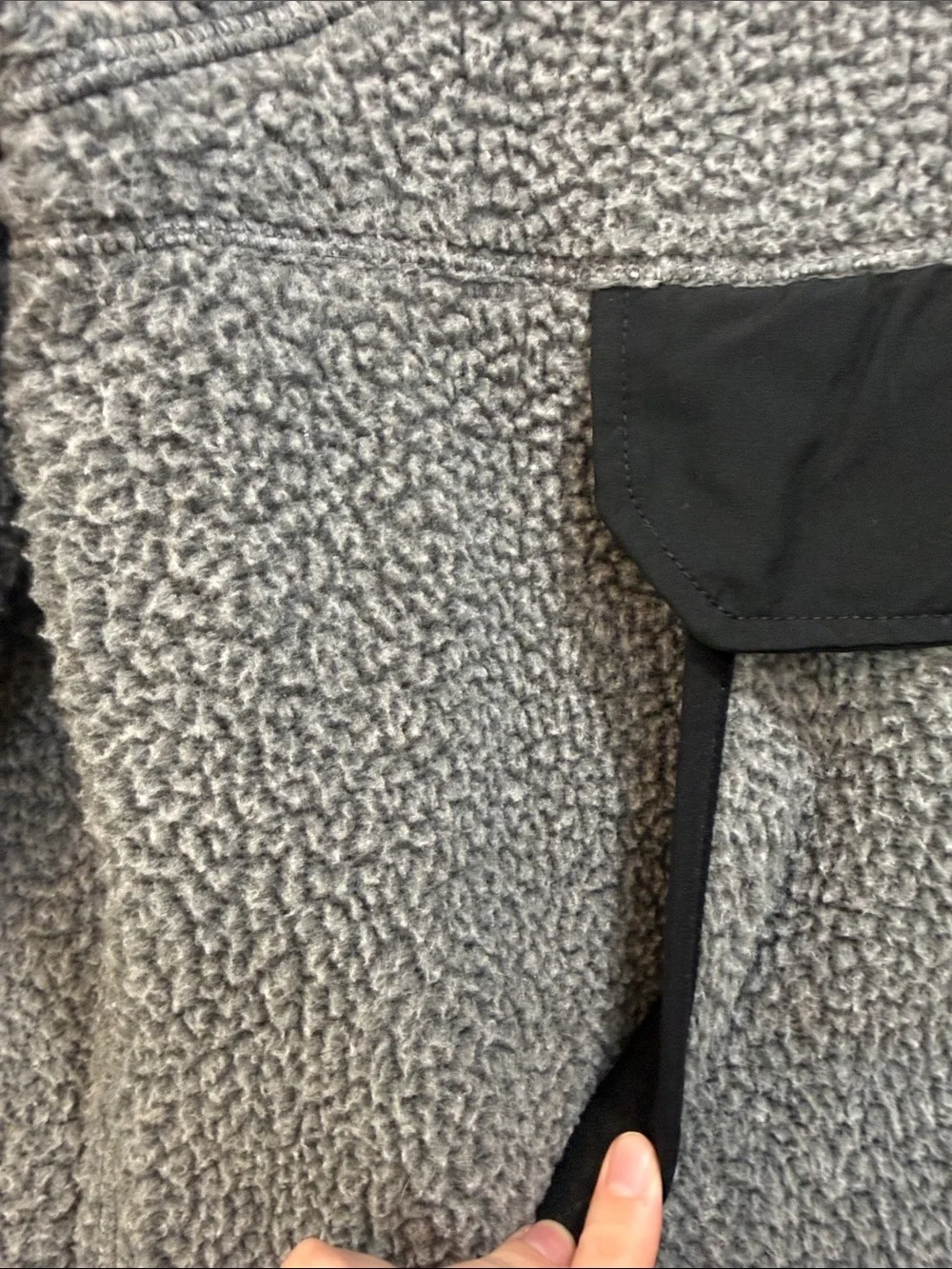 Carhartt Women’s Gray Sherpa Pullover Fleece Sweater